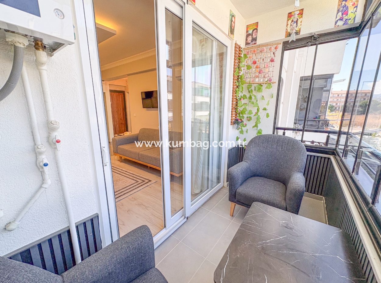 Furnished 1 1 Flat For Sale In A Complex Close To The Sea With Aquapark And Pool