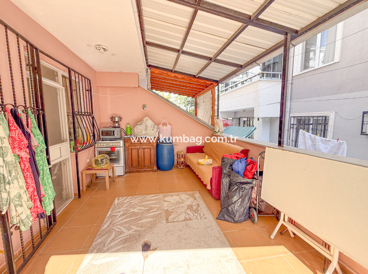 1 1 Flat With Garden For Sale In A Central Location In Kumbağ