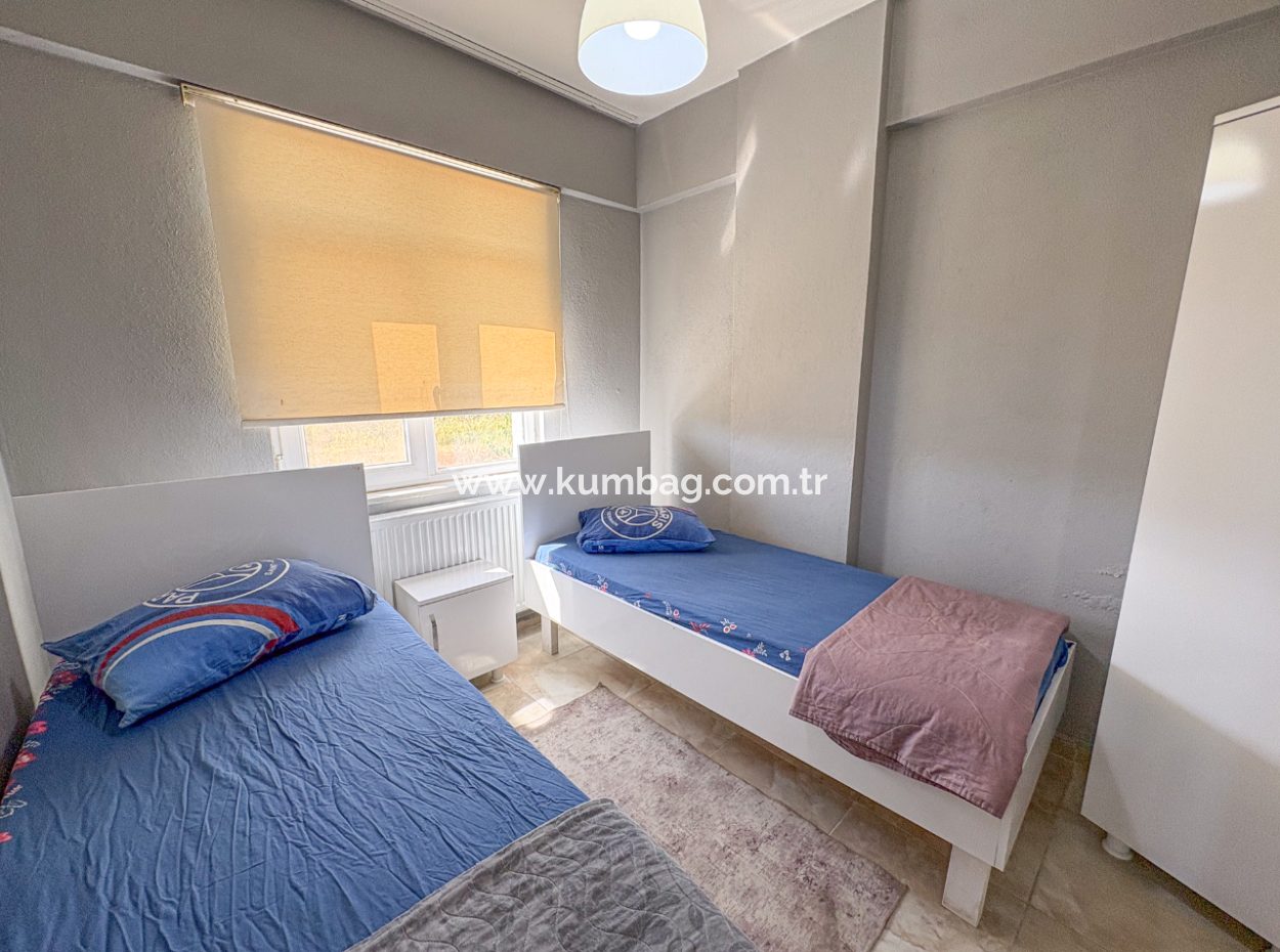 Spacious 2 1 Furnished Flats For Rent Close To The Street And The Sea In Kumbağ