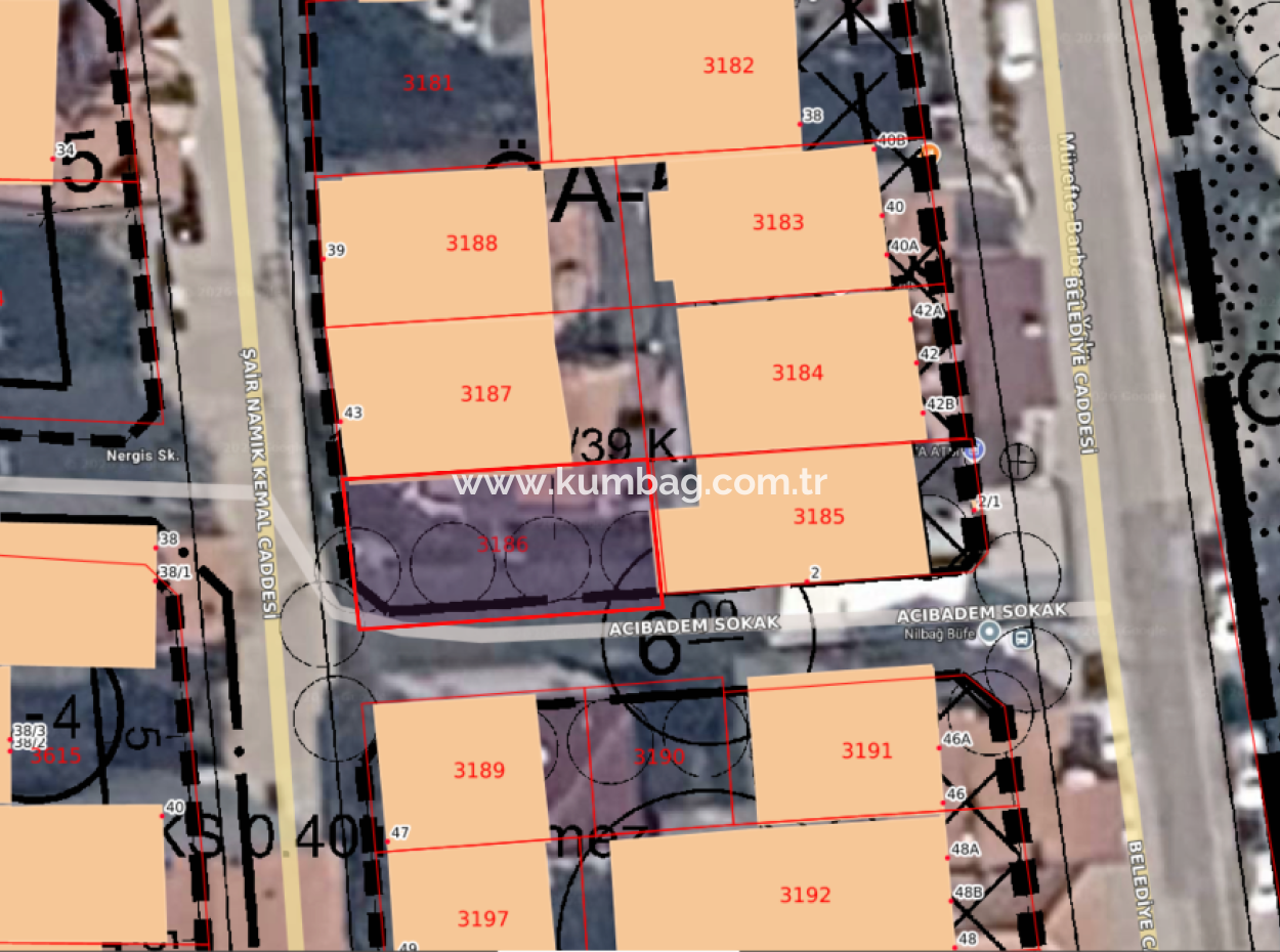 Corner Adjacent Zoned Land For Sale On Kumbağ Market Street