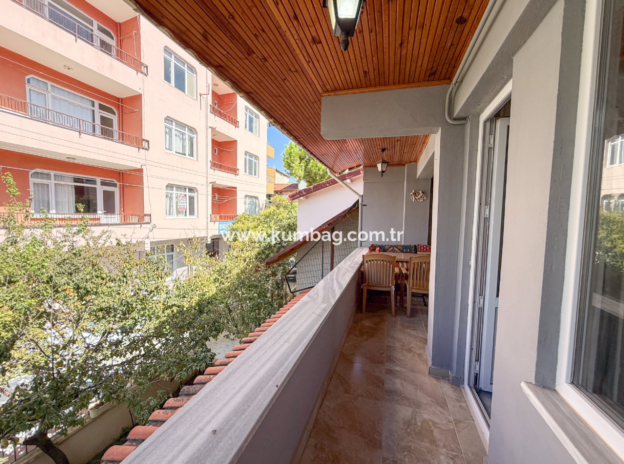 Very Spacious Fully Furnished 2 1 Flat For Sale On Kumbağ Market Street