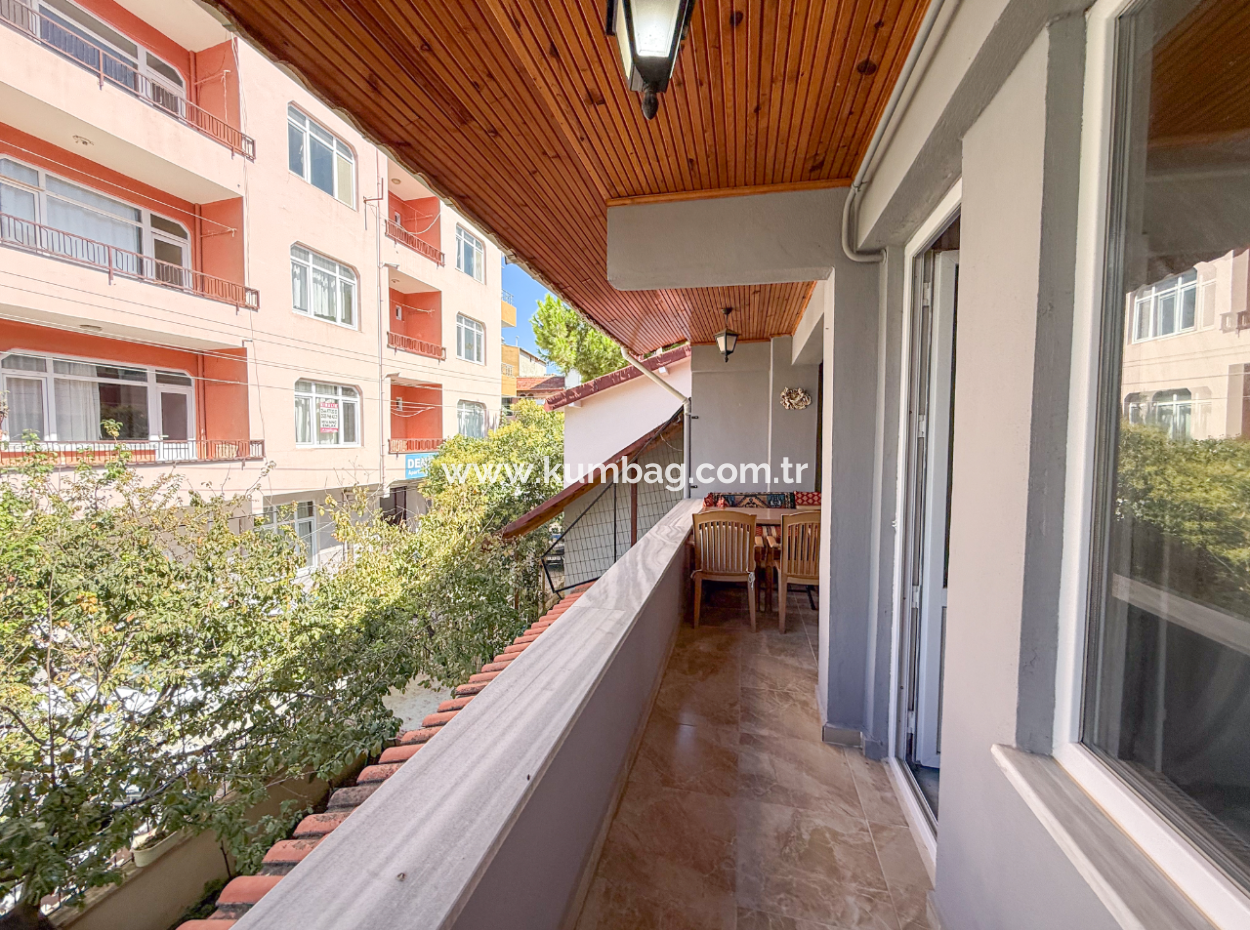 Very Spacious Fully Furnished 2 1 Flat For Sale On Kumbağ Market Street