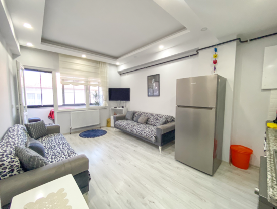 2 1 Apartment For Rent With Large Furnishings Close To Kumbağ Pazar Street