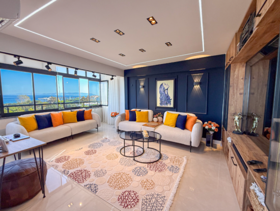 Specially Designed Furnished Flat For Sale In Kumbağ With Sea View