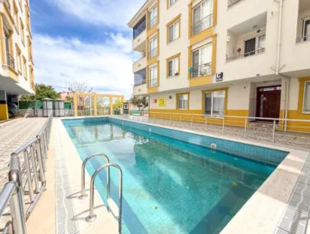 2 1 Apartment For Sale With Pool And Nature View In Kumbağ Köy Içi Mevkii