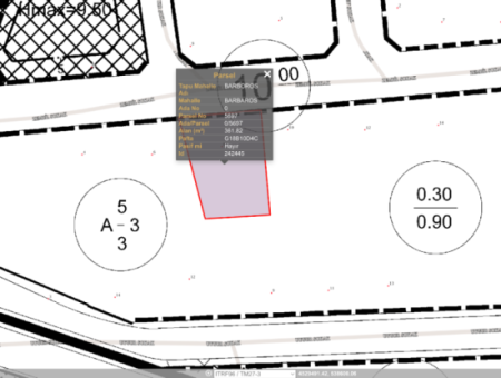 363 M2 Zoned Land For Sale Ready For Construction In Tekirdag Barbaros