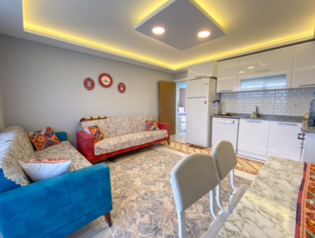 2 1 Apartment For Seasonal Rent In A Complex With A Pool By The Sea In Kumbağ