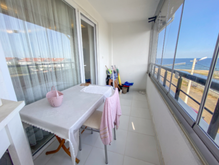2 1 Apartment For Seasonal Rent In A Complex With A Pool By The Sea In Kumbağ