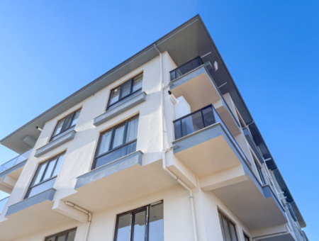Spacious Luxury 1 1 Apartment For Sale In Barbaros With Sea View