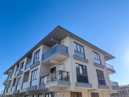 Spacious Luxury 1 1 Apartment For Sale In Barbaros With Sea View