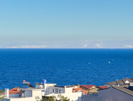 Spacious Luxury 1 1 Apartment For Sale In Barbaros With Sea View