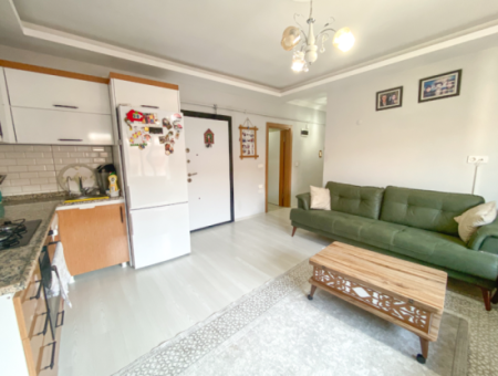 Spacious 2 1 Apartment For Sale In A New Building Close To Kumbağ Market Street