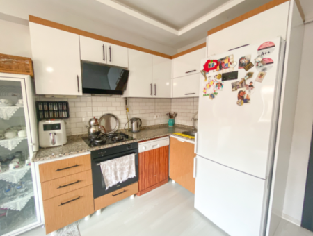 Spacious 2 1 Apartment For Sale In A New Building Close To Kumbağ Market Street