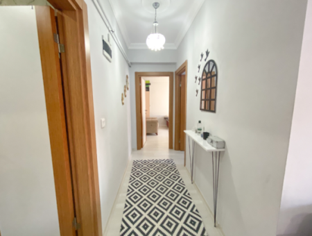 Spacious 2 1 Apartment For Sale In A New Building Close To Kumbağ Market Street