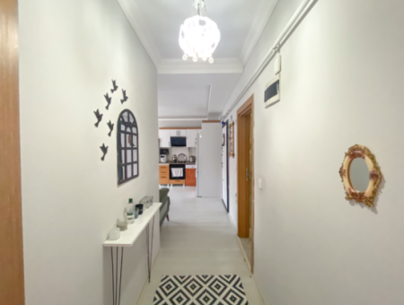 Spacious 2 1 Apartment For Sale In A New Building Close To Kumbağ Market Street