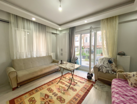 1 1 Apartment For Sale With Furnished Garden In New Building Close To Kumbağ Pazar Street