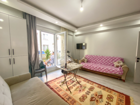 1 1 Apartment For Sale With Furnished Garden In New Building Close To Kumbağ Pazar Street