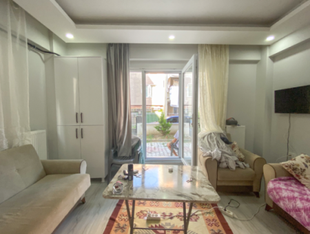 1 1 Apartment For Sale With Furnished Garden In New Building Close To Kumbağ Pazar Street