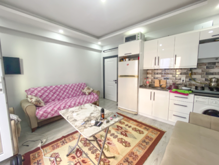 1 1 Apartment For Sale With Furnished Garden In New Building Close To Kumbağ Pazar Street