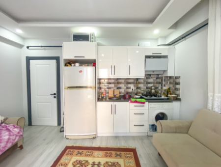 1 1 Apartment For Sale With Furnished Garden In New Building Close To Kumbağ Pazar Street
