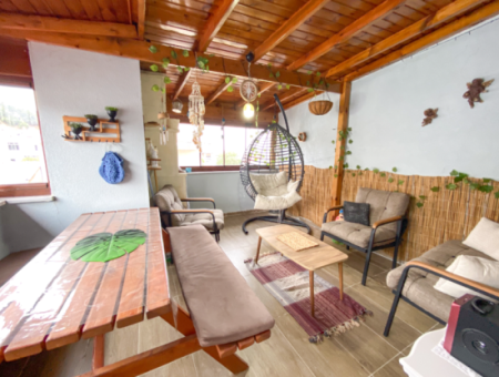 3 1 Duplex Apartment For Sale In Kumbag, Very Close To The Sea