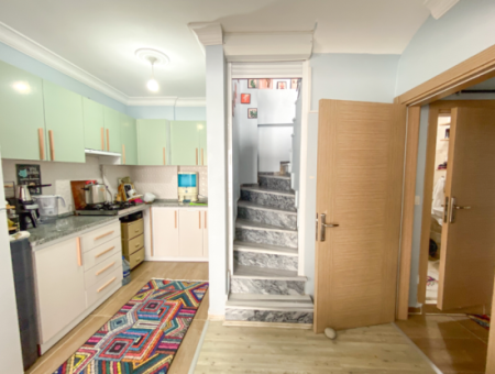 3 1 Duplex Apartment For Sale In Kumbag, Very Close To The Sea