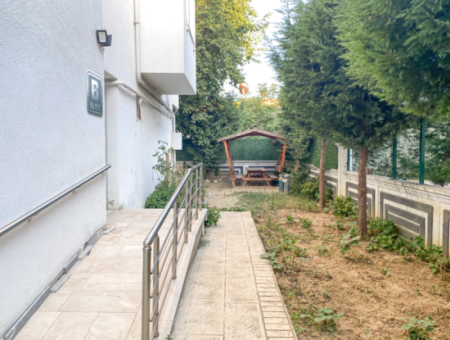 1 1 Flat For Rent With Garden In A Site With Pool In Kumbağ