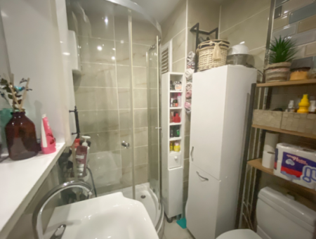 1 1 Flat For Rent With Garden In A Site With Pool In Kumbağ