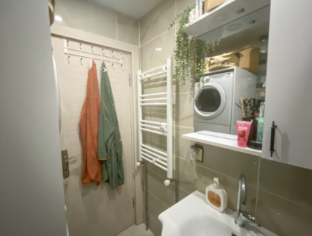 1 1 Flat For Rent With Garden In A Site With Pool In Kumbağ