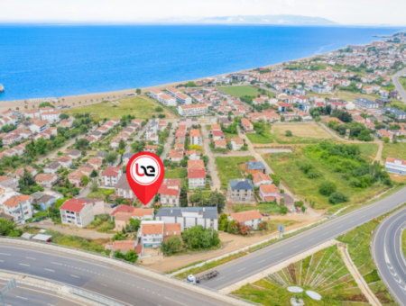 4 1 Triplex Villa For Sale With Large Terrace With Sea View In Kumbağ
