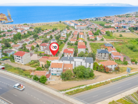 4 1 Triplex Villa For Sale With Large Terrace With Sea View In Kumbağ