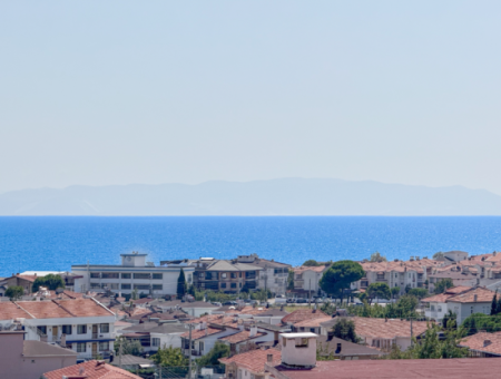 4 1 Triplex Villa For Sale With Large Terrace With Sea View In Kumbağ