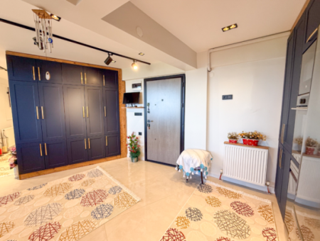 Specially Designed Furnished Flat For Sale In Kumbağ With Sea View