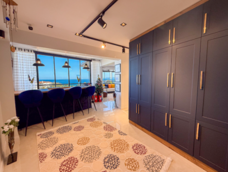 Specially Designed Furnished Flat For Sale In Kumbağ With Sea View
