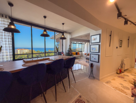 Specially Designed Furnished Flat For Sale In Kumbağ With Sea View