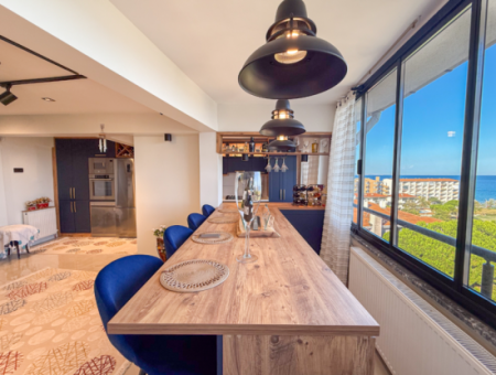 Specially Designed Furnished Flat For Sale In Kumbağ With Sea View
