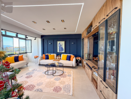 Specially Designed Furnished Flat For Sale In Kumbağ With Sea View