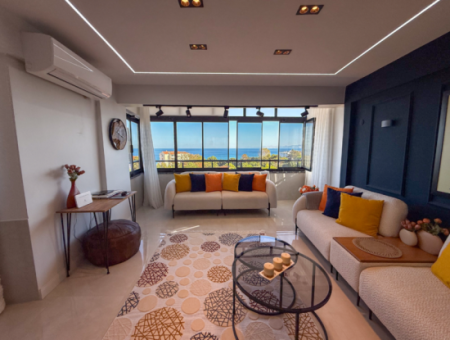 Specially Designed Furnished Flat For Sale In Kumbağ With Sea View