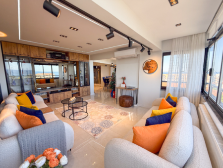 Specially Designed Furnished Flat For Sale In Kumbağ With Sea View