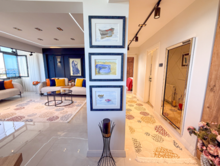 Specially Designed Furnished Flat For Sale In Kumbağ With Sea View
