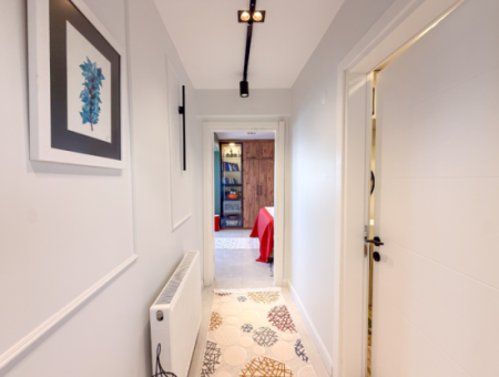 Specially Designed Furnished Flat For Sale In Kumbağ With Sea View