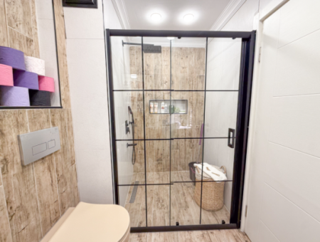 Specially Designed Furnished Flat For Sale In Kumbağ With Sea View