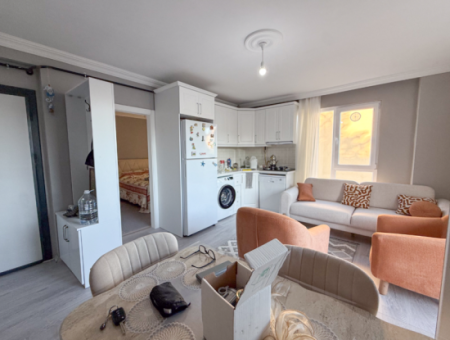 New And Fully Furnished 2 1 Flats For Sale With Sea View In Topağaç