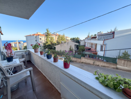 New And Fully Furnished 2 1 Flats For Sale With Sea View In Topağaç