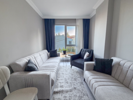 New And Fully Furnished 2 1 Flats For Sale With Sea View In Topağaç
