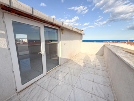 Double Terrace Duplex Sea View For Rent In Altinova 3 1