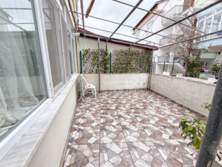 Fully Furnished Apartment For Sale 1 1 With Garden In Central Location Of Kumbağ