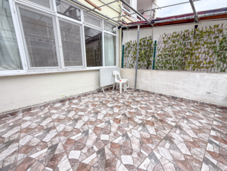 Fully Furnished Apartment For Sale 1 1 With Garden In Central Location Of Kumbağ