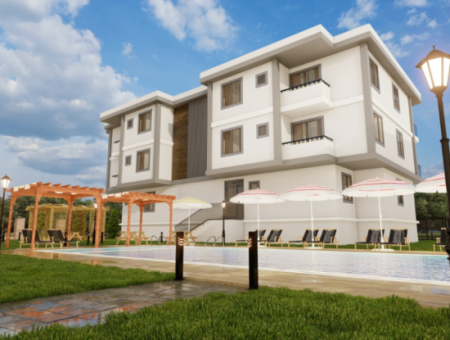 2 1 Flats For Sale In Kumbağ Luxury Pool Yonca Evleri Complex