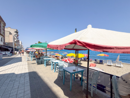 1 1 Rent With Double Balcony In A Seafront Building On Kumbağ Promenade